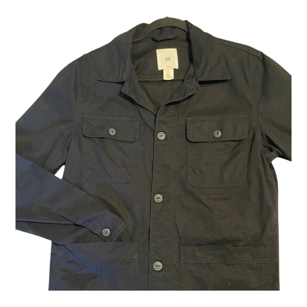 H&M Men’s Small S Jacket Classic Black Outerwear